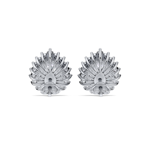 Boucles d'oreilles à clous en diamant de laboratoire certifié IGI, taille poire, double halo, en or jaune/blanc/rose 9 carats, boucles d'oreilles en diamant en forme de goutte - Product Image 2