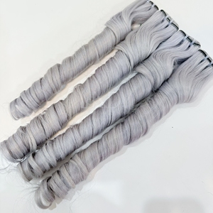 Paquets trame rebondissant couleur grise cheveux 100% extensions de cheveux humains cheveux humains vietnamiens avec prix de gros - Product Image 1