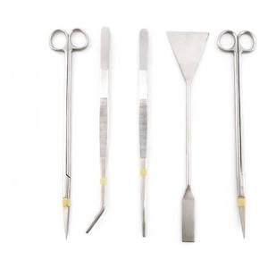 Ensemble d'outils longs pour aquarium avec mallette de rangement Ensemble d'instruments d'aquascaping manuel comprenant un grattoir à algues pour aquarium - Product Image 4