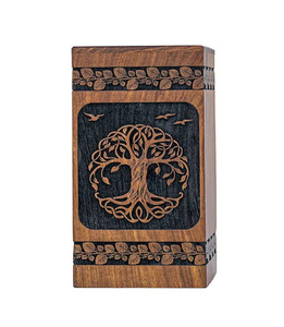 Urnas de Cremación Modernas de Madera para Adultos, para Uso Funerario y de Entierro, Hechas a Mano con Logotipo Personalizado a Bajo Precio - Product Image 1