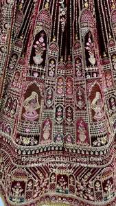 ชุดแต่งกายสำหรับเจ้าสาวผ้ากำมะหยี่ปักลายต่างๆ lehenga choli ผู้ผลิตและผู้จำหน่ายจาก surat ล่าสุด - Product Image 6