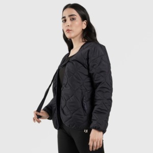 เสื้อแจ็คเก็ตสเตลเลอร์เนวีแบบควิลท์สำหรับฤดูใบไม้ร่วง - Product Image 5