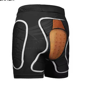 กางเกงกีฬาฮอกกี้น้ำแข็งแบบมีแผ่นรอง 100% โพลีเอสเตอร์ เป็นมิตรกับสิ่งแวดล้อม ระบายอากาศได้ดี แห้งเร็ว น้ำหนักเบา ดีไซน์ยอดนิยม ผลิตในปากีสถาน - Product Image 2