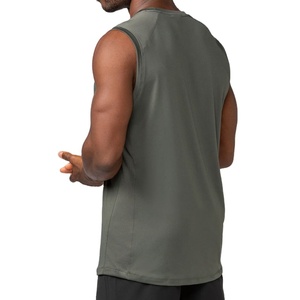 เสื้อกล้ามทรงสลิมฟิต ผ้ายืดคุณภาพสูง ใส่สบายสำหรับฤดูร้อน  รับสกรีนโลโก้ เสื้อวิ่งแขนกุดสำหรับผู้ชาย ลดราคาพิเศษ - Product Image 3