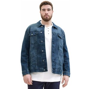 Chaqueta Vaquera Informal de Invierno para Hombre, Color Sólido, con Bolsillos, Transpirable, Nueva Llegada - Product Image 2