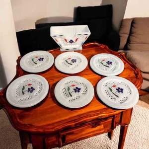 White Marble Coaster Set Filigree Inlay Art Handmade Kitchen Accessories 6 Piece Tabletop Dining <b>Mats</b> & Pads Indian Manufacturer - Product Image 2