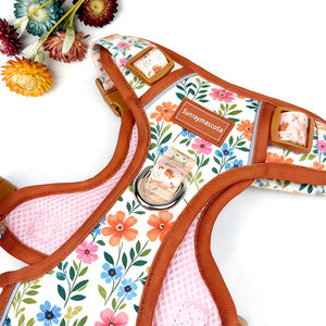 サンレイマスコタOEMパーソナライズド通気性反射調整可能カスタムロゴノープル犬用ハーネス（アクティブで大型の犬用） - Product Image 3