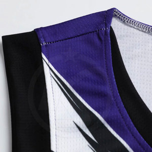 Uniformes d'équipe de basket-ball respirants, uniformes d'équipe de basket-ball de conception OEM fabriqués en usine pour vente en ligne, nouvelle collection - Product Image 5