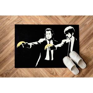 Alfombra Impresa: Alfombra de Diseño Único, Alfombras de Regalo, Alfombra con Diseño de Pistola de Plátanos de Banksy, Alfombra Delgada No Tejida - Product Image 5