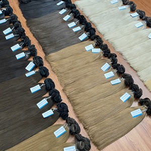 Extensions de cheveux humains vietnamiens Thanh An 100 % naturels, tissés à la main, qualité Remy, doux, 100 grammes, vente en gros - Product Image 2
