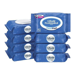 Vente en gros Cottonelle lingettes humides à rincer soins frais pour adultes enfants hygiène personnelle papier hygiénique humide meilleure offre à bas prix - Product Image 3