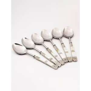 Juego de Cubiertos Refinado de Prestigio con Líneas Suaves Esculpidas y Superficie Metálica Brillante para una Atmósfera de Cena Elegante - Product Image 5