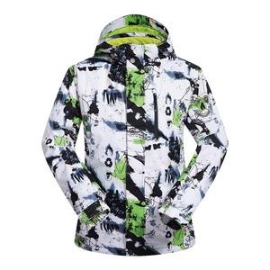 Abrigo de invierno para esquí y snowboard para hombre, chaqueta impermeable y transpirable con cuello levantado, a prueba de viento, para exteriores - Product Image 6