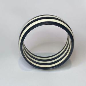 Nueva llegada de moda nueva venta al por mayor Hop Chunky gran colorido ancho pulsera no se decolora pulsera de resina acrílica brazaletes de las mujeres - Product Image 5