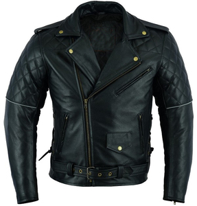 แจ็คเก็ตหนังสำหรับรถจักรยานยนต์ unisex - Product Image 1