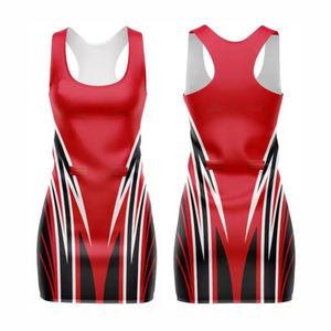 Uniforme de Netball Femme Design par Sublimation Imprimé Réversible Couleurs et Tailles Personnalisées Pas Cher US - Product Image 1