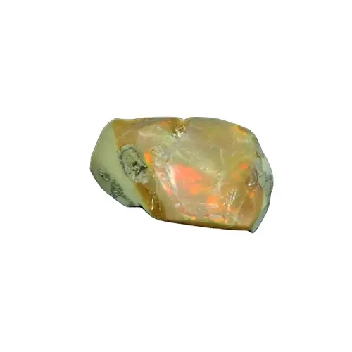 Pietra preziosa allentata 3.90 di pietra grezza di forma libera opale etiope genuina in vendita