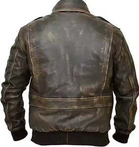 Chaqueta de Cuero de Oveja para Hombre Más Vendida, Chaqueta de Cuero de Invierno para Hombre de la Mejor Calidad de Pakistán con Logotipo Bordado - Product Image 6