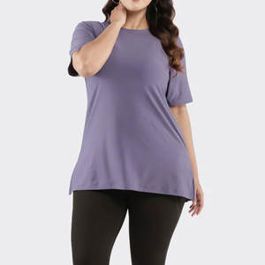 T-shirts surdimensionnés pour femmes à prix de gros, matière de qualité supérieure, t-shirts surdimensionnés pour femmes adultes - Product Image 1