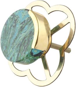 Perilla de gabinete de piedra de madera y mármol con forma de media luna y perilla de puerta para oficina en casa Hotel Villa con diseño y logotipo personalizados - Product Image 5