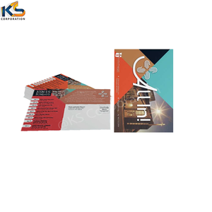 Carte postale couleur imprimée en 3D personnalisée de haute qualité Logo noir personnalisé sur feuille de carton sur carte postale couleur - Product Image 3