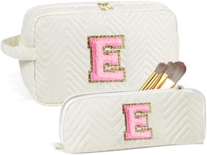 <span class=keywords><strong>Pochette</strong></span> de voyage cosmétique en tissu de serviette avec fermeture éclair, logo personnalisé, adorable, pour adolescentes, cadeau d'anniversaire, pliable - Product Image 1