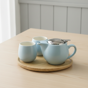 High Quality 3203017-23X20.2 Food Safe Rectangular Wooden Serving <b>Tray</b> For Modern Tea Sets - Product Image 6