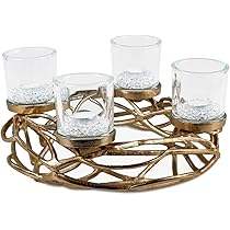 Petit bougeoir en métal pour les coins du salon, ajoutant de la hauteur, du style et un éclairage sophistiqué à tout espace intérieur - Product Image 3