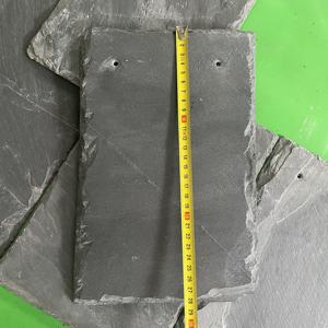 Le toit/mur naturels gris foncé d'<span class=keywords><strong>ardoise</strong></span> couvre de tuiles la pierre traditionnelle stable à hautes températures pour des villas pierre décorative pour des villas - Product Image 4