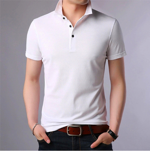 Abordable grande taille hommes polos confortables coton col rond polos pour hommes polos élégants pour la personnalisation - Product Image 6
