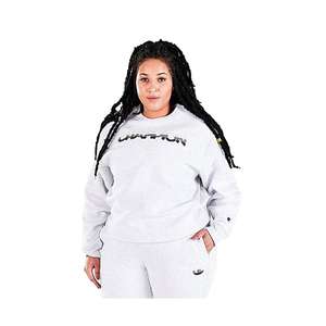 Sweat-shirts actifs Champion Plus Rw Crew pour filles, couleur : gris argenté Gfs, 100% authentique - Product Image 2