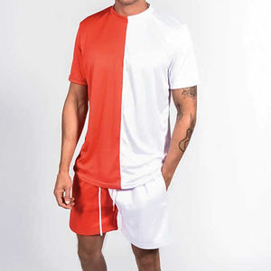 Ensemble short t-shirt personnalisé Survêtement Vêtements d'été Pièce 2 t Ensemble chemise et short pour hommes - Product Image 4