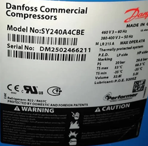 COMPRESORES SCROLL, 3 FASES, - Product Image 1