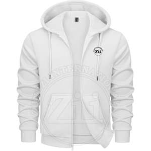 Sudadera con Capucha de Invierno para Hombre de Alta Calidad, 100% Algodón, Forro Polar, Bordada, Transpirable, de Secado Rápido, Antiarrugas, Corte Regular, Color Jaspeado - Product Image 1