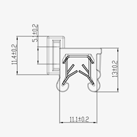 Vente en gros de clips de regroupement en nylon PA66 pour montage sur sapin, trou de 6 mm, autobloquant, 4,8 mm, 200 mm