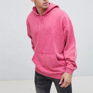 Personalizado al por mayor Unisex 100% algodón de peso pesado térmico en blanco de moda sudaderas con capucha de gran tamaño con bolsillo 3D impreso polar hombres - Product Image 5