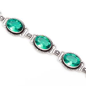 Apatite Quartz Ovale Gemstone Bangle & Bracelet Bijoux fait à la main de haute qualité Multi Stone Statement Apatite Quartz Bracelet - Product Image 2