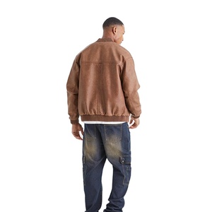 เสื้อแจ็คเก็ตแฟชั่นขายส่ง แบบสั่งทำพิเศษ ระบายอากาศได้ดี กันลม ทรงวาร์ซิตี้ ยาวพอดีตัว ใส่สบาย อุ่นสบาย เหมาะสำหรับฤดูหนาว - Product Image 5