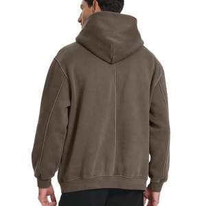 Sudaderas con capucha personalizadas de alta calidad para hombre, ropa de calle personalizada transpirable lisa, fabricantes básicos, mezcla de algodón - Product Image 2