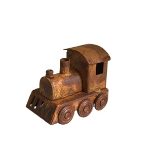 Engine Christmas <b>Tree</b> Hanging Ornament for Christmas Decoration Rustic Metal Iron Engine with Rope - Product Image 1