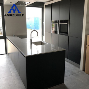 AMAZBUILD Armoires de <span class=keywords><strong>cuisine</strong></span> modulaires modernes Style européen Laque <span class=keywords><strong>Cuisine</strong></span> Designs Made In China - Product Image 6