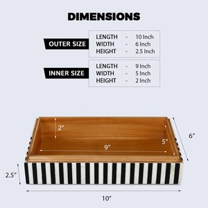 Caja de Almacenamiento de Madera Lacada Brillante de Lujo Personalizada, Estuche de Joyería de Resina de Hueso de la Mejor Calidad, Decoración del Hogar Hecha a Mano en Europa - Product Image 5