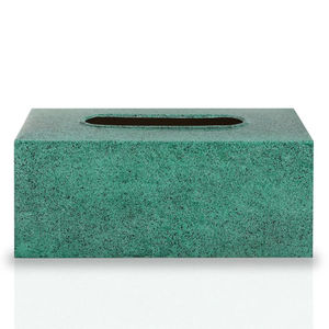 Porte-boîte à mouchoirs carré argenté moderne Couverture de mouchoirs en métal élégante pour salle de bain chambre salon bureau décoration de la maison - Product Image 5