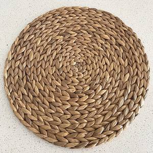<b>Woven</b> water hyacinth placemat charger plates fast shipping great quality <b>place</b> <b>mat</b> plate chargers - Product Image 6