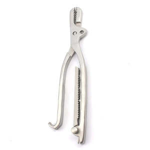 Fórceps de sujeción de hueso LAMBOTTE, mordaza ajustable de 255 mm y 10 "con ancho de fijación de rosca, fórceps quirúrgicos no estériles de 11 mm - Product Image 6