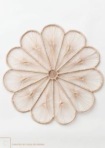 Tendance Design Table À Manger Tapis Résistant À La Chaleur Tissé À La Main Jute Dessous De Verre Café Brodé Tapis Rotin Jute Lin Napperons - Product Image 6