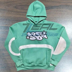 เสื้อมีฮู้ดผ้าโพลีเอสเตอร์และผ้าฝ้ายสำหรับผู้ชายและผู้หญิงเสื้อมีฮู้ดผ้าฟลีซฝึกวิ่งจ๊อกกิ้งงานปักลายผ้าไหมสกรีนลาย - Product Image 1