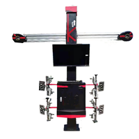 Machine d'alignement de roues 3D pour voitures avec écran unique, alimentation 110V/220V/380V, poids max. des roues 150 kg
