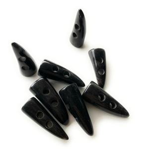 Botones de palanca de cuerno de búfalo y buey hechos a mano para ropa Botones de palanca de cuerno de búfalo de alta calidad Botón de palanca de buey con logotipo personalizado - Product Image 3