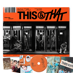 Stray Kids THIS & THAT 10º Mini Álbum [THAT Ver.] Photobook de CD, 2 Photocards, Tarjeta de Identificación, Mini Juego de Postales, Adhesivo Magnético, K-Pop - Product Image 1